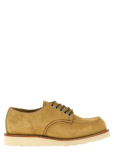 Red Wing Shoes Shop Moc Oxford Lace Up Shoes In Beige