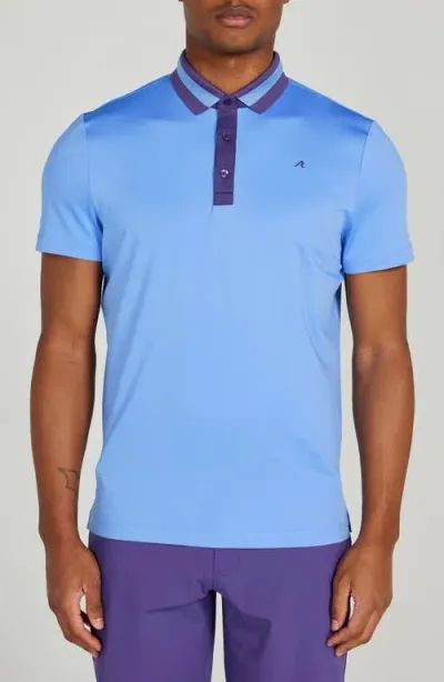 Redvanly Batson Performance Golf Polo In Blue