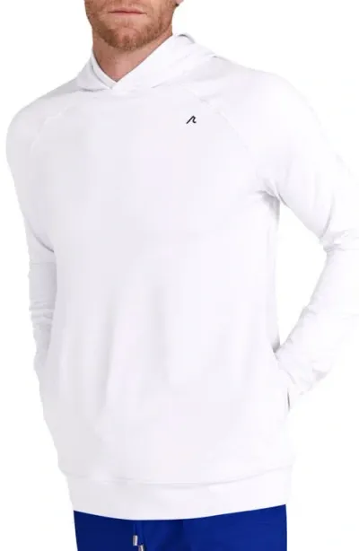 Redvanly Larkin Golf Hoodie In Bright White