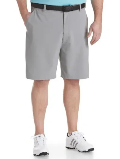 Reebok Golf Performance Flat-front Shorts In Grey