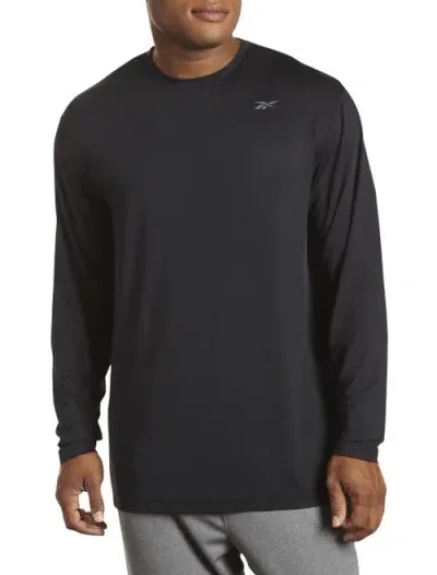 Reebok Long Sleeve Base Layer Top In Black