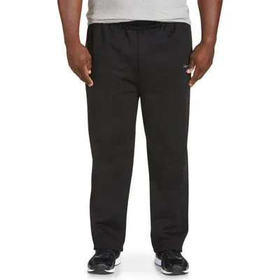 Reebok Performance Fleece Open-hem Pants In Black