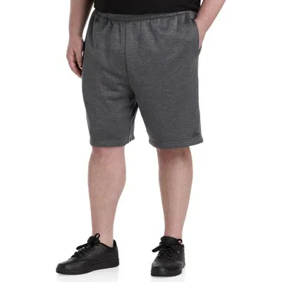 Reebok Performance Fleece Shorts In Grey Heather