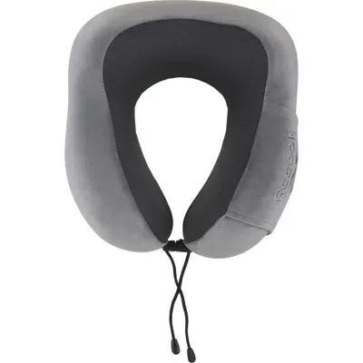 Reebok Travel Ergonomic Neck Pillow In Grey