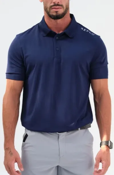 Reflo Bohai Performance Polo In Medieval Blue