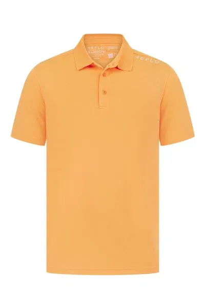 Reflo Men's Yellow / Orange Bohai Polo Tangerine In Yellow/orange