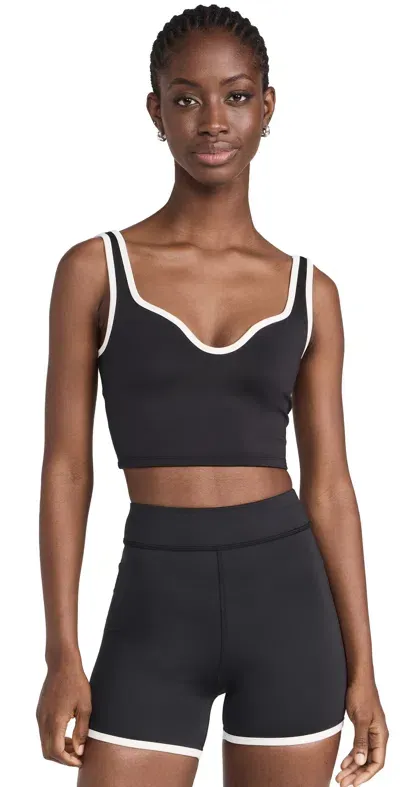 Reformation Active Caserta Eco Move Cropped Tank Black