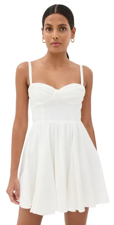 Reformation Cherrie Dress White