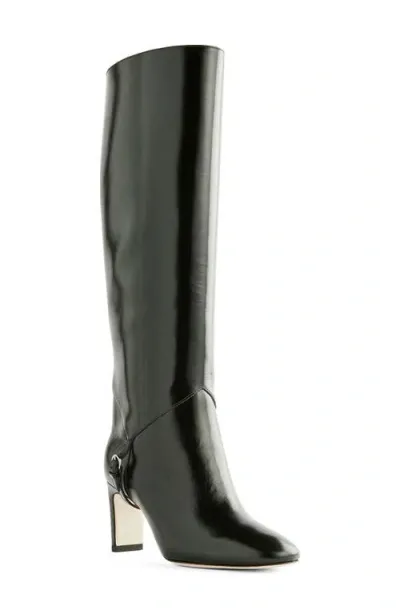 Reformation Gae Knee High Boot In Black Leather