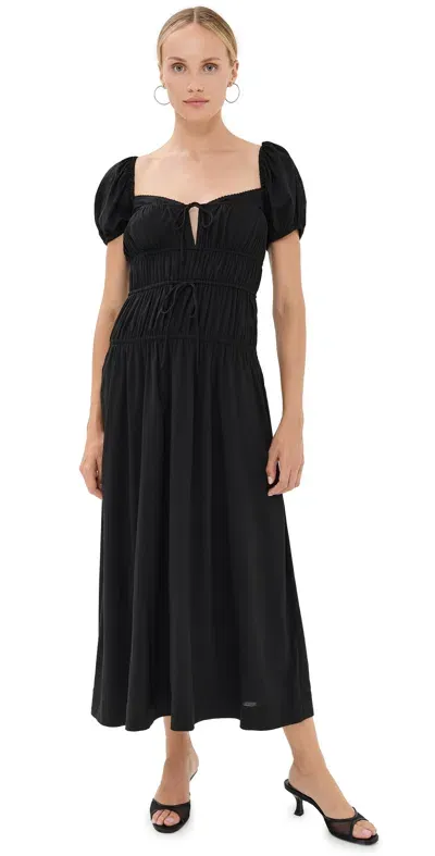 Reformation Rhett Dress Black