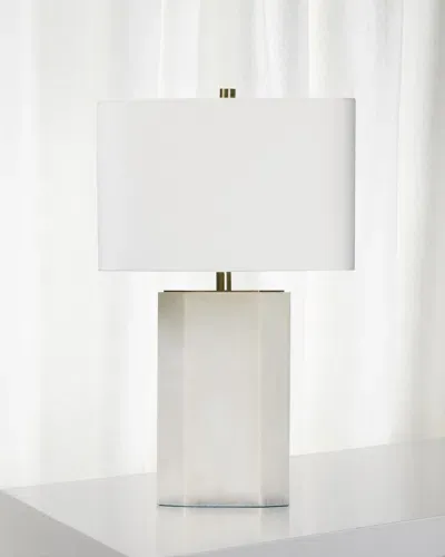 Regina Andrew Grace Alabaster Table Lamp In White