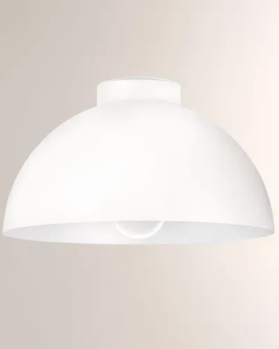 Regina Andrew Peridot Small Outdoor Flush Mount In White