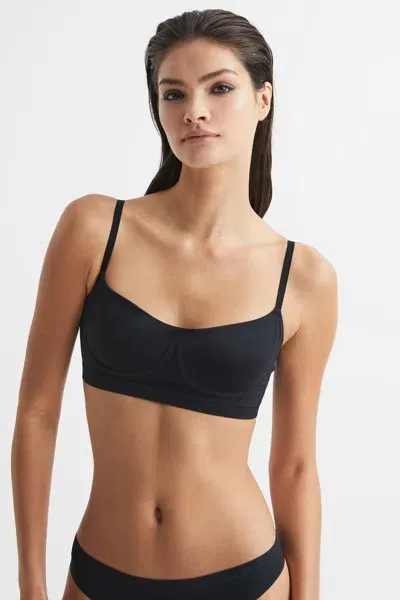 Reiss Calvin Klein Underwear Balconette-bh In Black