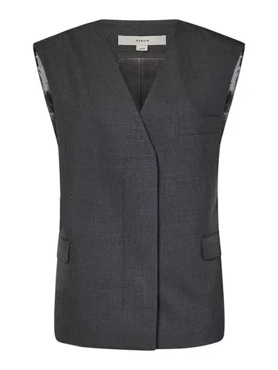 Remain Birger Christensen Remain Gilet In Grey