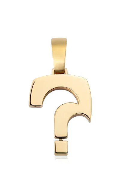 Renato Cipullo 18k Yellow Gold Question Pendant