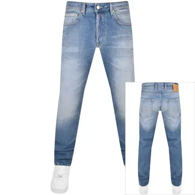 Replay Grover Straight Jeans Light Wash Blue