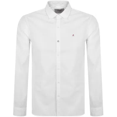 Replay Long Sleeved Shirt White