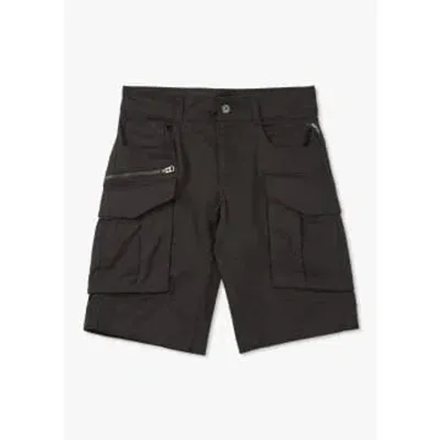 Replay Mens Joe Cargo Shorts In Black In Black Fabric