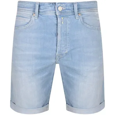 Replay Rbj 901 Light Wash Shorts Blue