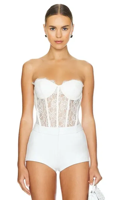 Retroféte Women's Otto Bodysuit In White