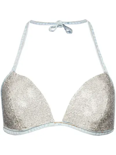 Retroféte Reign Crystal-embellished Bra In Vivid