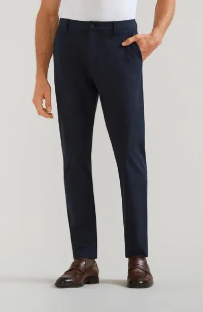 Rhone Commuter Slim Fit Fleece Pants In True Navy