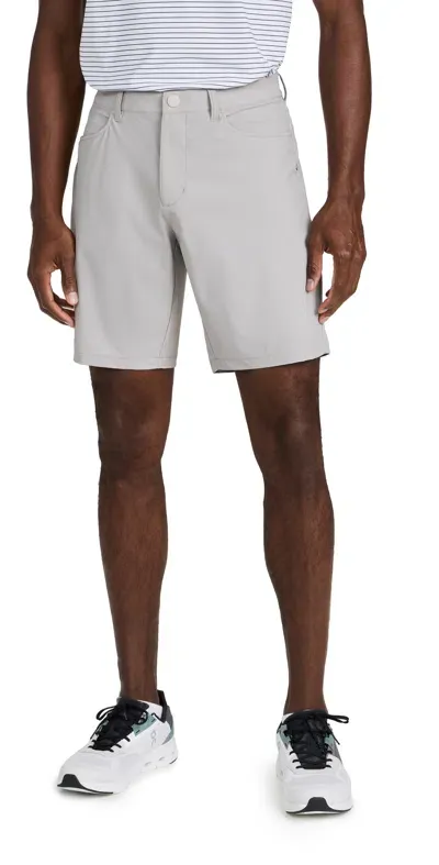 Rhone Momentum Golf Shorts 9 Fossil Grey