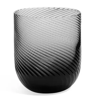 Richard Brendon Set Of 2 Optic Smoke Tumblers In Black