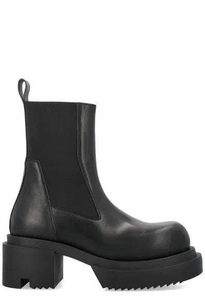 Rick Owens Beatle Bogun Boots In Black