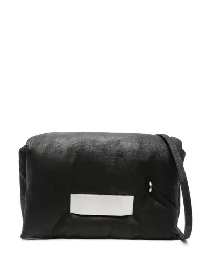 Rick Owens Big Pillow Griffin Messenger Bag In Black