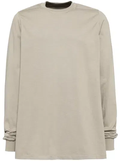 Rick Owens Cotton Long-sleeve T-shirt In Brown