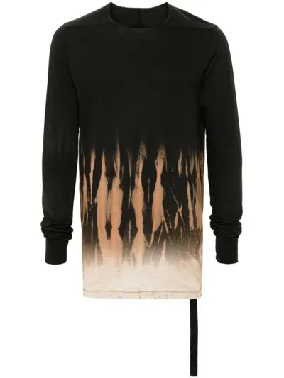 Rick Owens Drkshdw Abstract-print T-shirt In Black