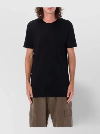 Rick Owens Drkshdw Basic Round Neck T-shirt In Black