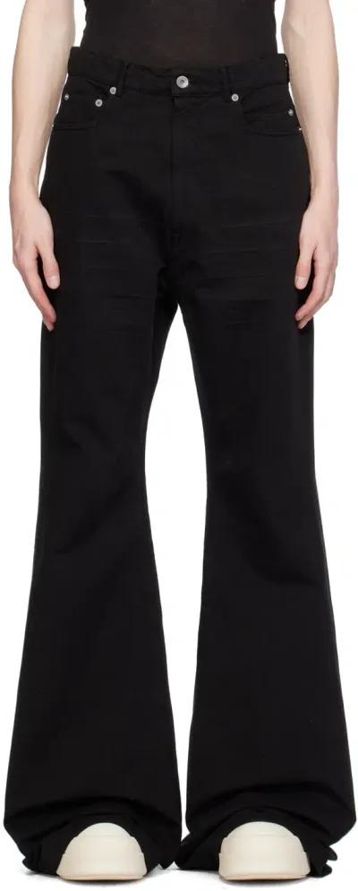 Rick Owens Drkshdw Black Bolan Trousers