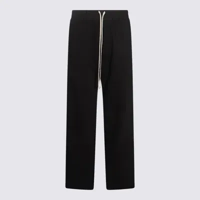 Rick Owens Drkshdw Black Cotton Pants