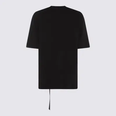 Rick Owens Drkshdw Black Cotton T-shirt