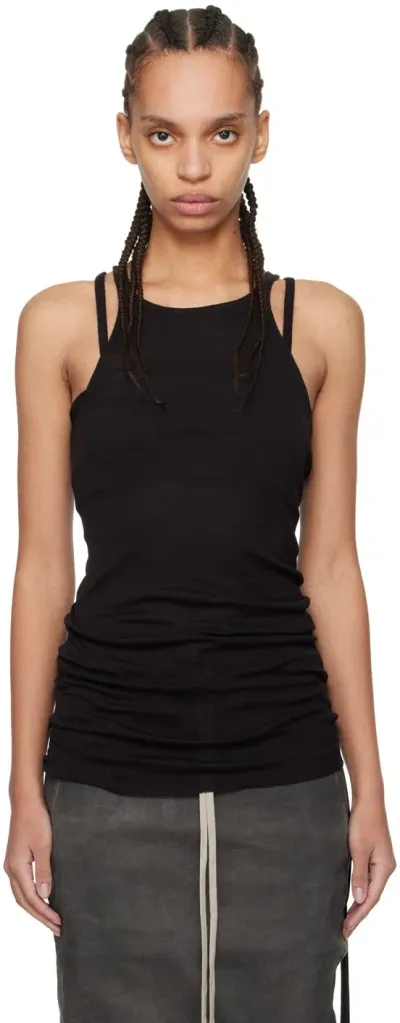 Rick Owens Drkshdw Black Drk Tank Top In 09 Black