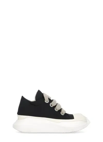 Rick Owens Drkshdw Black Fabric Sneakers