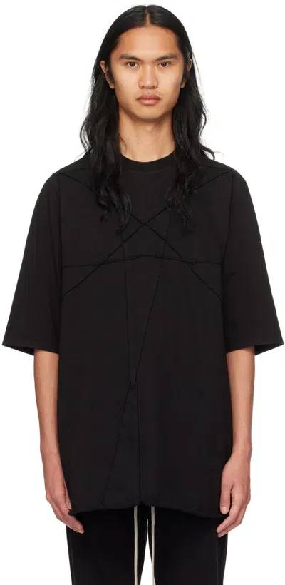 Rick Owens Drkshdw Black Jumbo T-shirt