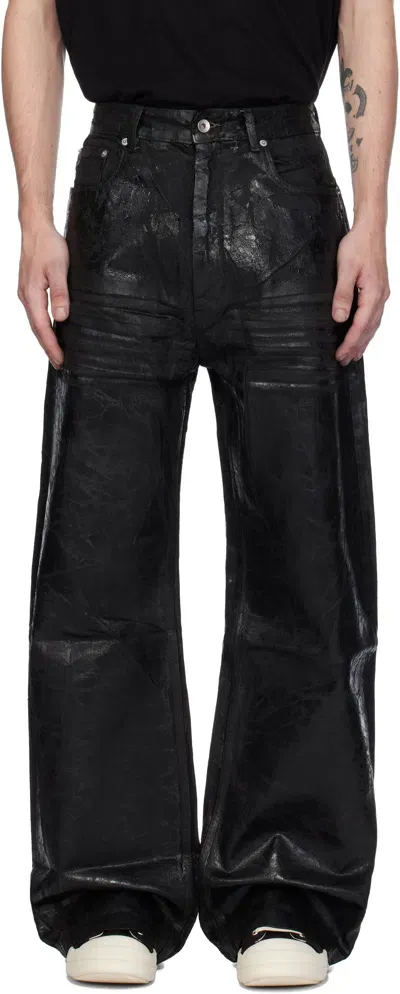 Rick Owens Drkshdw Black Porterville Geth Jeans In 09 Black