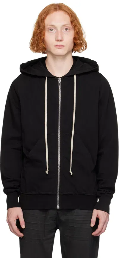 Rick Owens Drkshdw Black Porterville Jason Hoodie In 09 Black