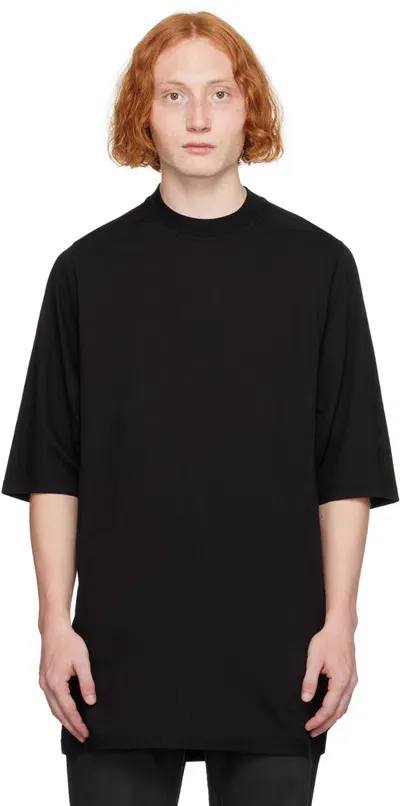 Rick Owens Drkshdw Black Porterville Jumbo T-shirt In 09 Black