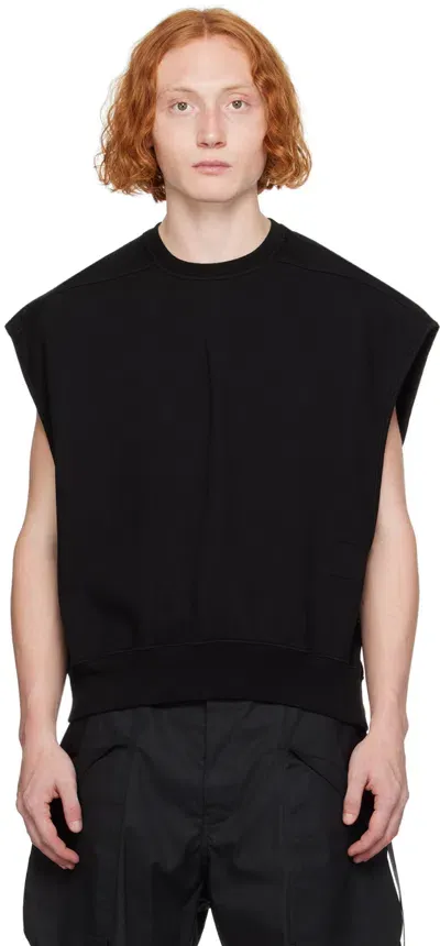 Rick Owens Drkshdw Black Porterville Jumbo Tatlin Sweatshirt In 09 Black