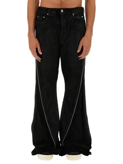 Rick Owens Drkshdw Bolan Banana Jeans In Black