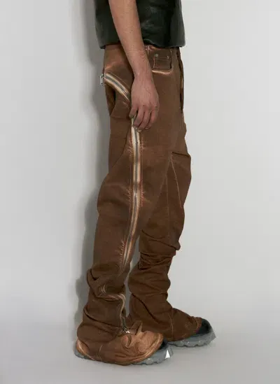 Rick Owens Drkshdw Bolan Banana Jeans In Brown