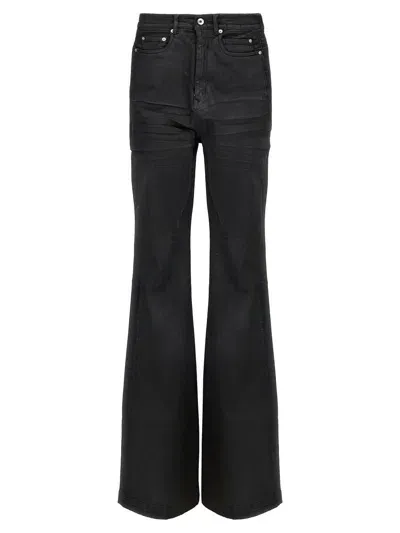 Rick Owens Drkshdw 'bolan Bootcut' Jeans In Black