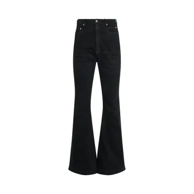 Rick Owens Drkshdw Bolan Bootcut Stretch Denim Jeans In Black