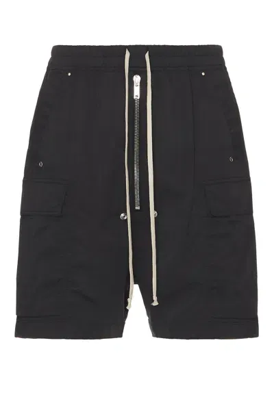 Rick Owens Drkshdw Cargobela Shorts In Black