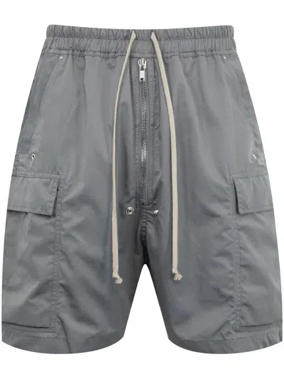 Rick Owens Drkshdw Cargobela Shorts In Gray