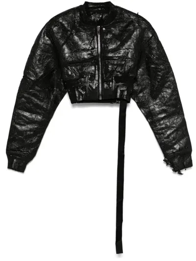 Rick Owens Drkshdw Collage Bomber Jacket In Black